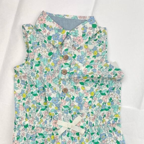 Carters Baby Girl Romper Outfit Floral 3 Months New - Picture 6 of 8